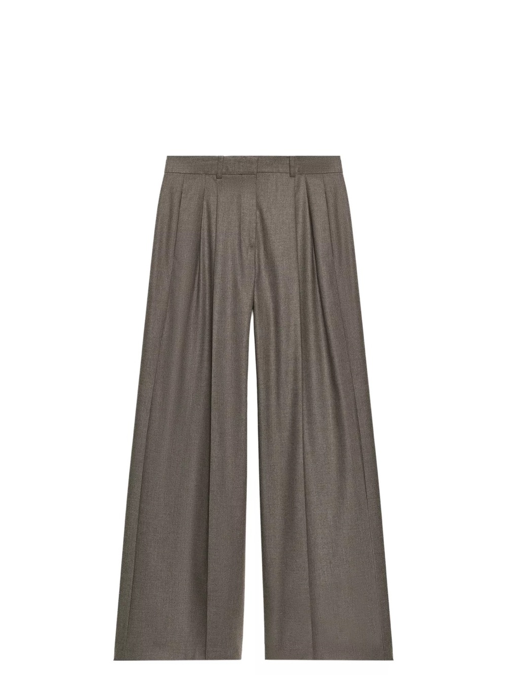 Brand new Size L

Zara Women's Wide-Leg Pants in Dark Brown Taupe